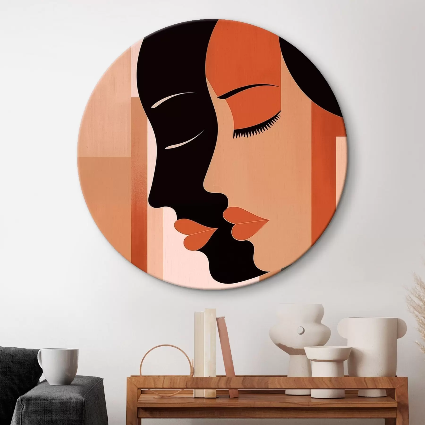 Tableau Visages abstraits r46241