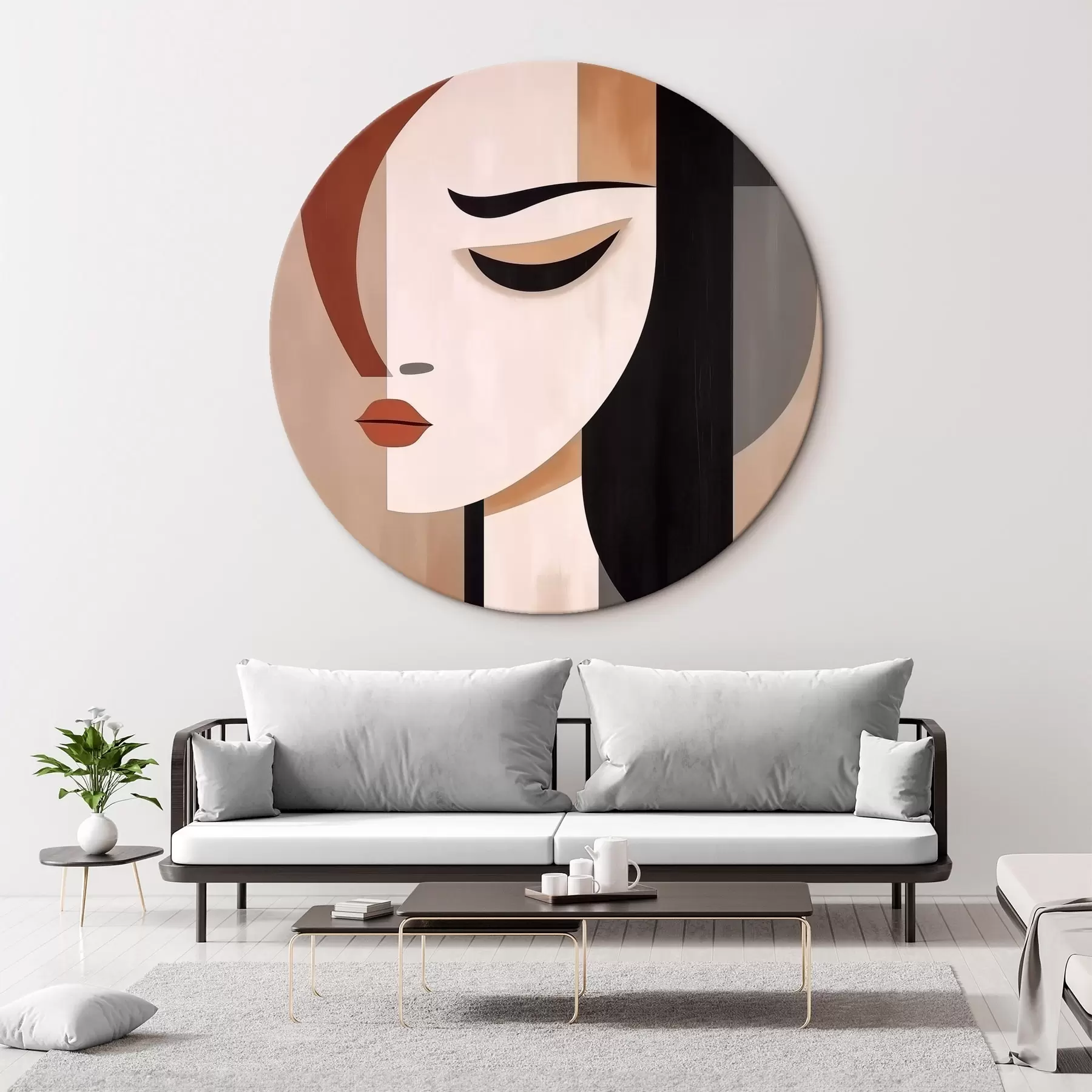 Tableau Visages abstraits r46242