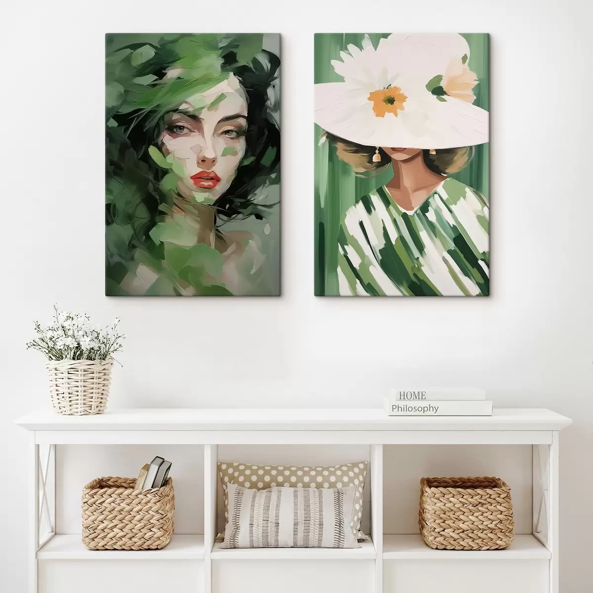 Tableau Portraits de femmes m00844