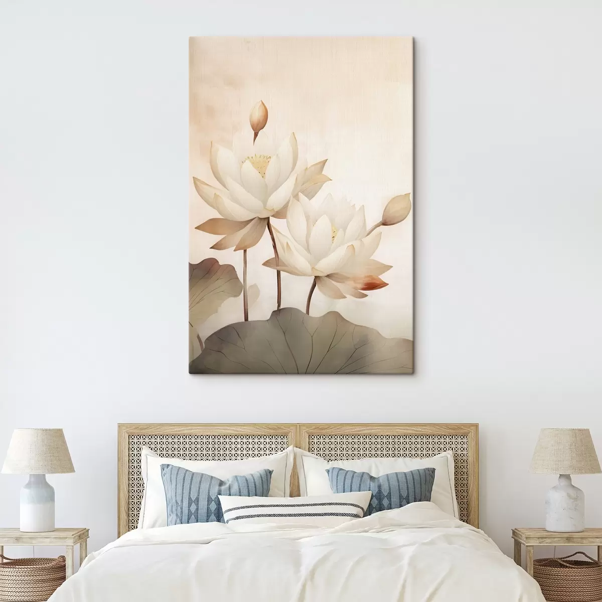 Tableau Grandes fleurs de lotus s46069