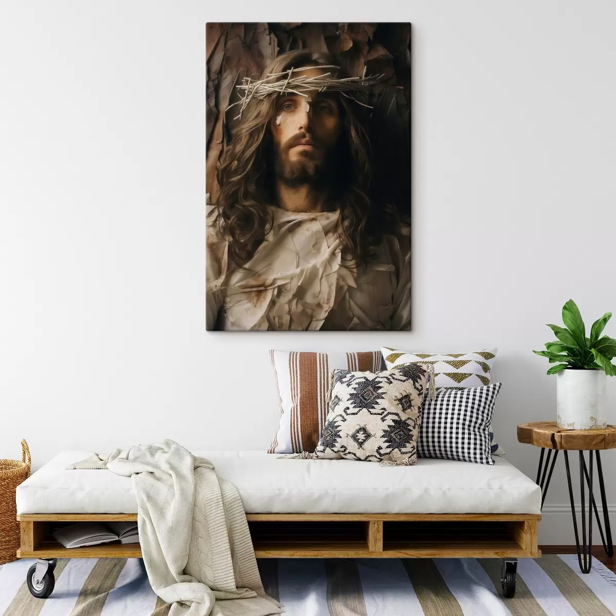 Tableau Portrait de Jésus s46078