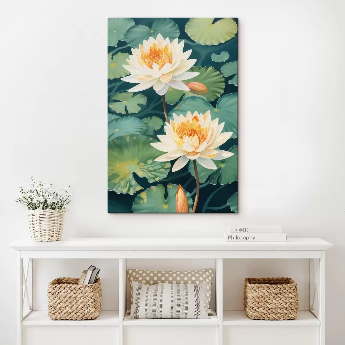 Tableau Grand lotus s46088