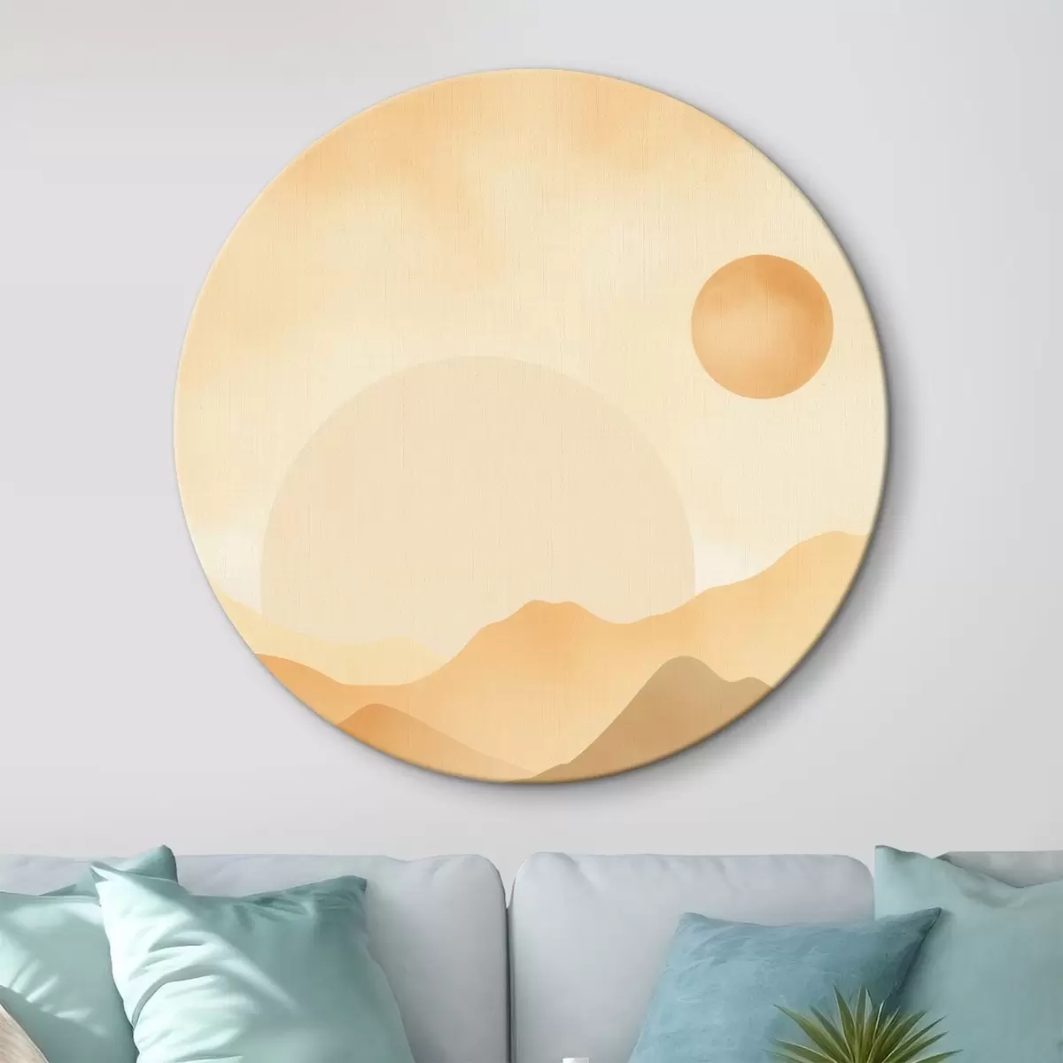 Tableaux rondes Montagnes r46082