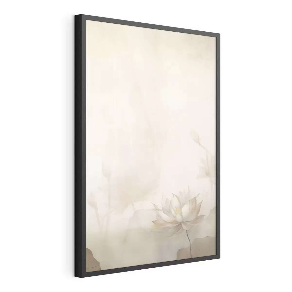 Poster Fleur de lotus sur fond clair f46070