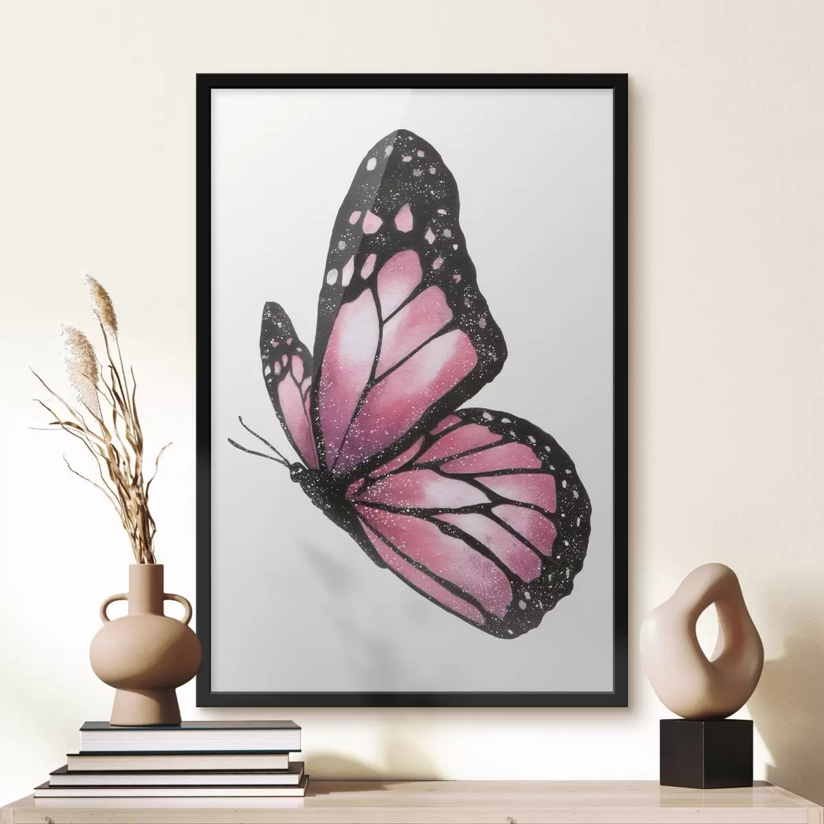 Poster Papillon luxueux, imitation aquarelle f46074