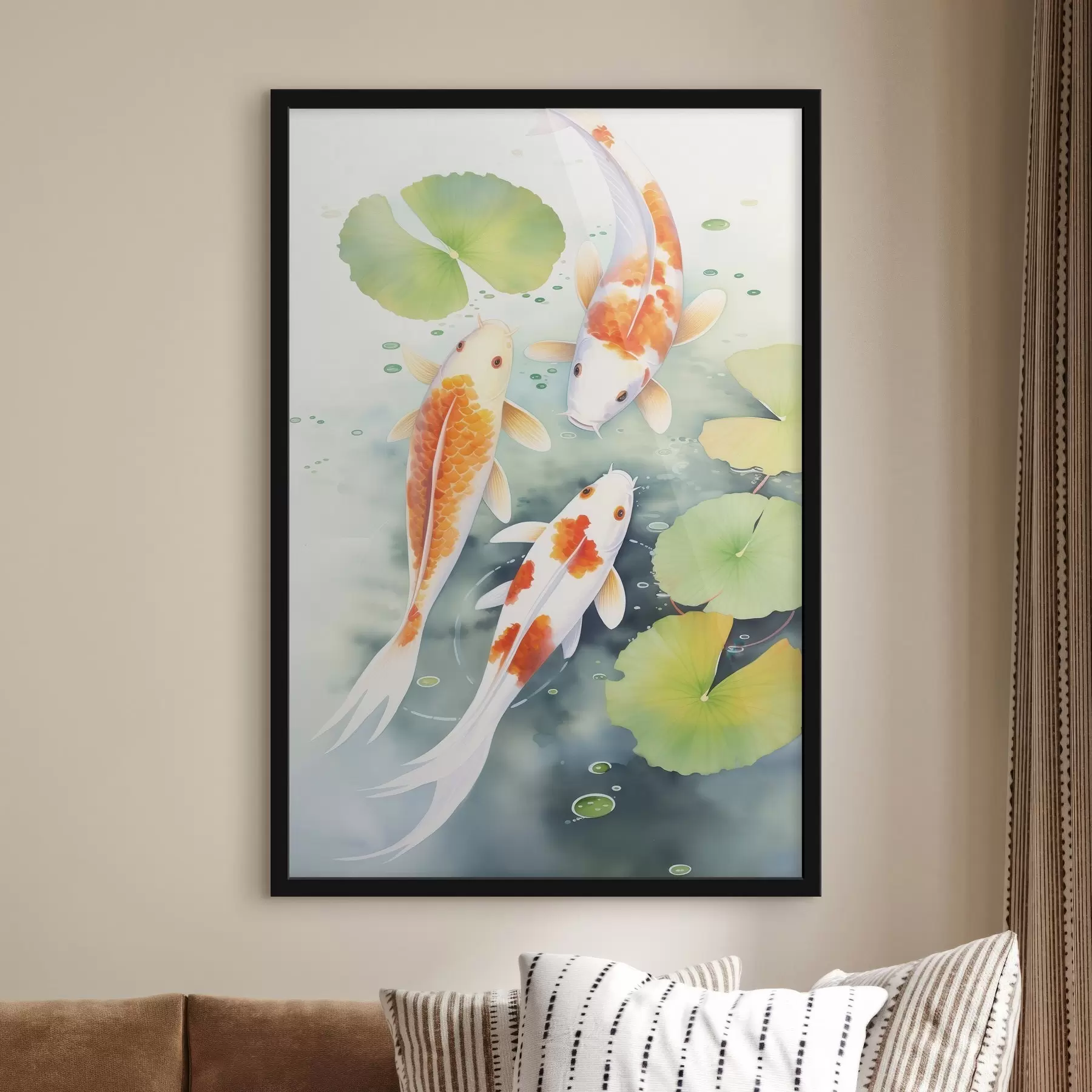 Papier peint Trois poissons f46085
