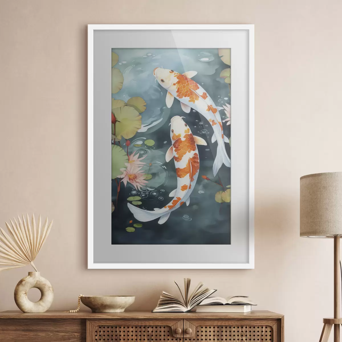 Poster Poisson dans un étang f46087
