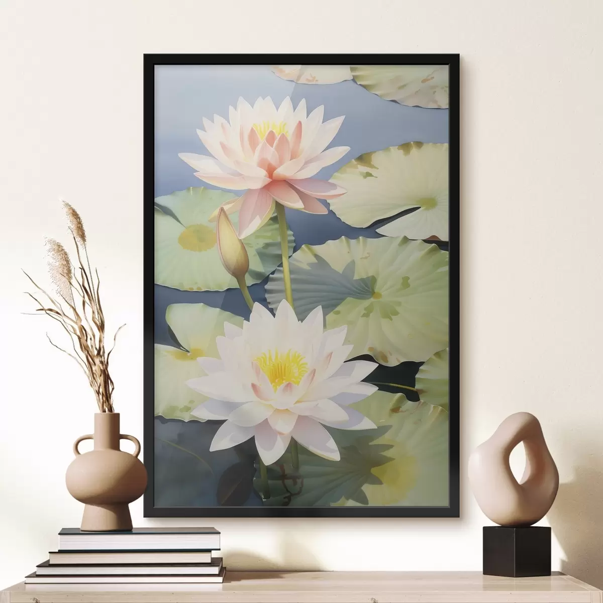 Poster Fleurs de lotus luxueuses f46089