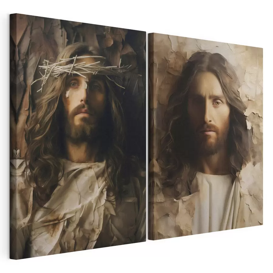 Tableau Portrait de Jésus m00865