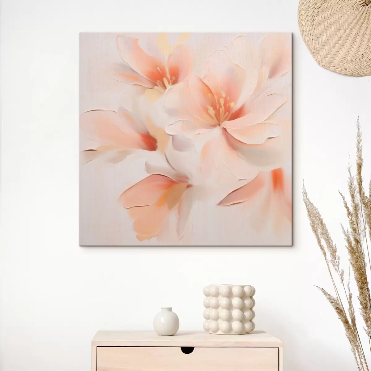 Tableau Fleurs abstraites s46012