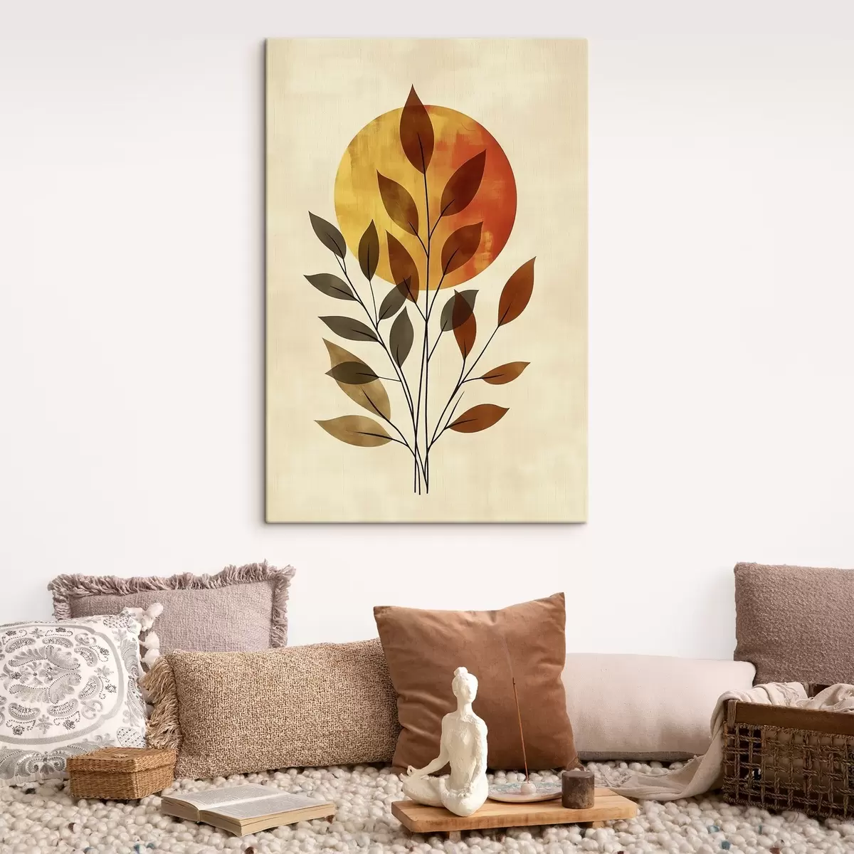 Tableau Branche avec feuilles s46132