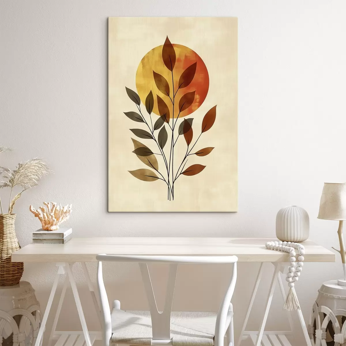 Tableau Branche avec feuilles s46132