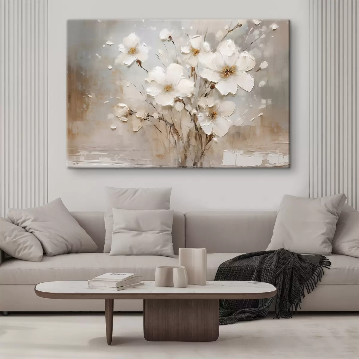 Tableau Fleurs abstraites s46254