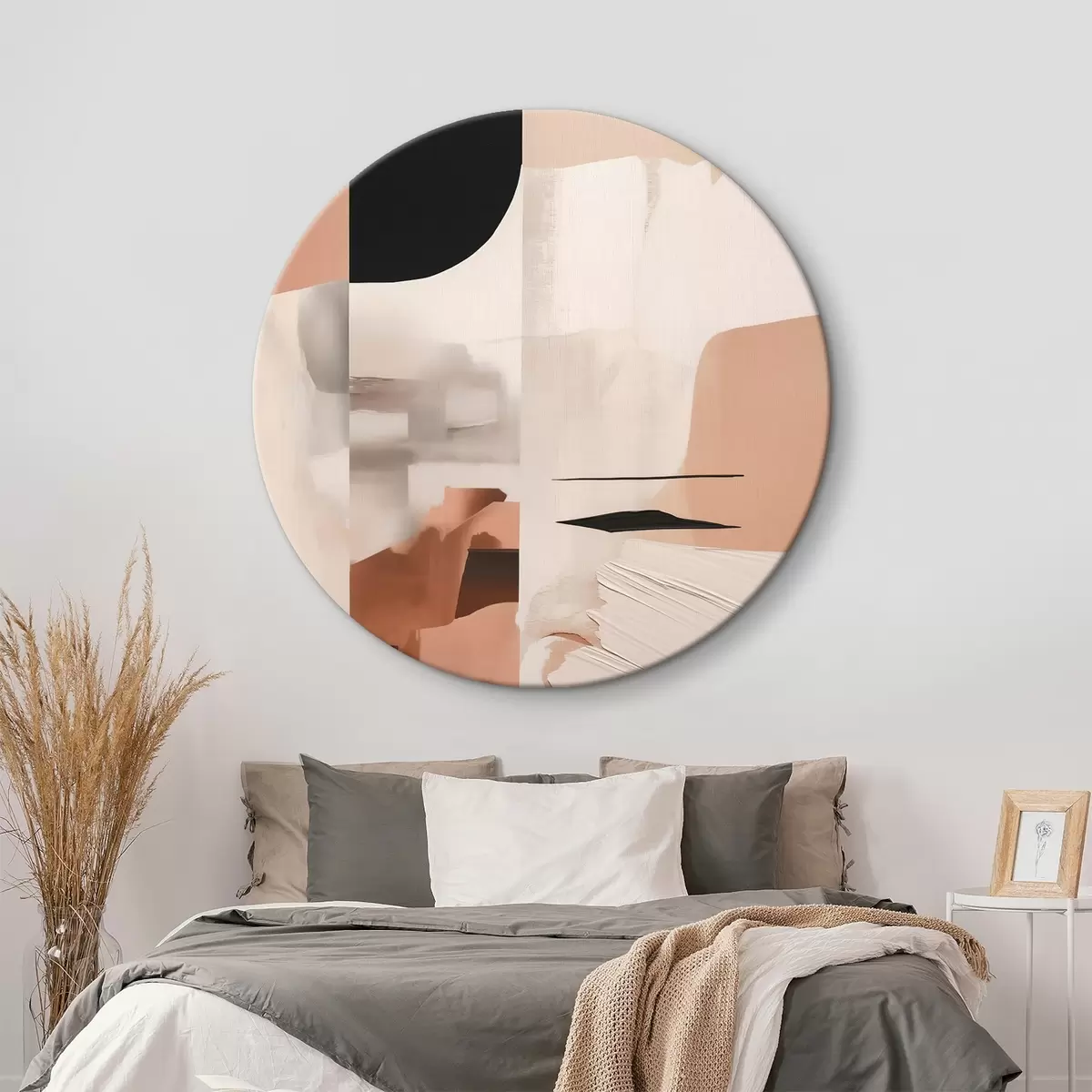 Tableaux rondes Composition abstraite r46133
