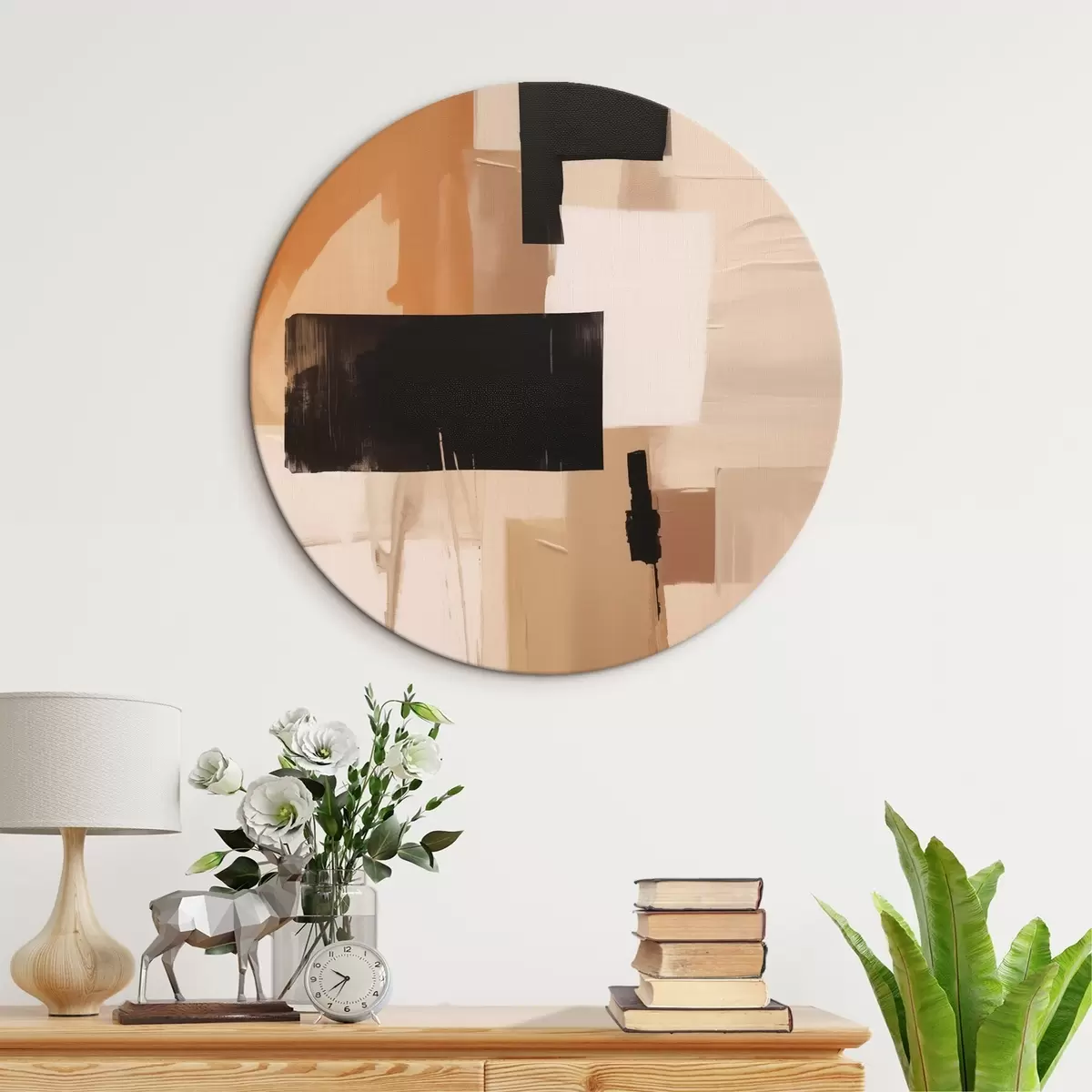 Tableaux rondes Abstraction r46137