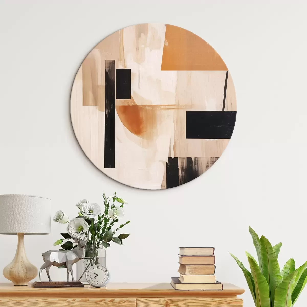 Tableaux rondes Abstraction r46138
