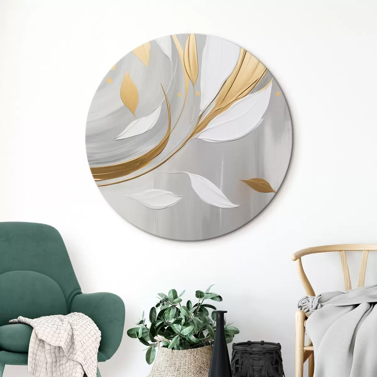 Tableaux rondes Abstraction r46256