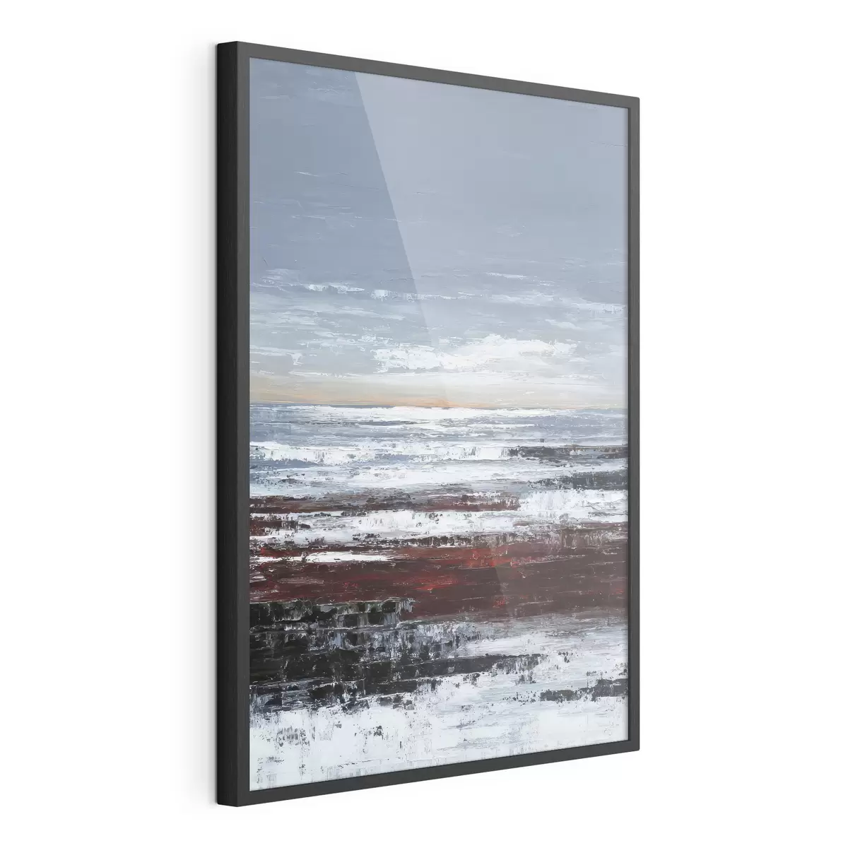 Poster Paysage marin abstrait f46014