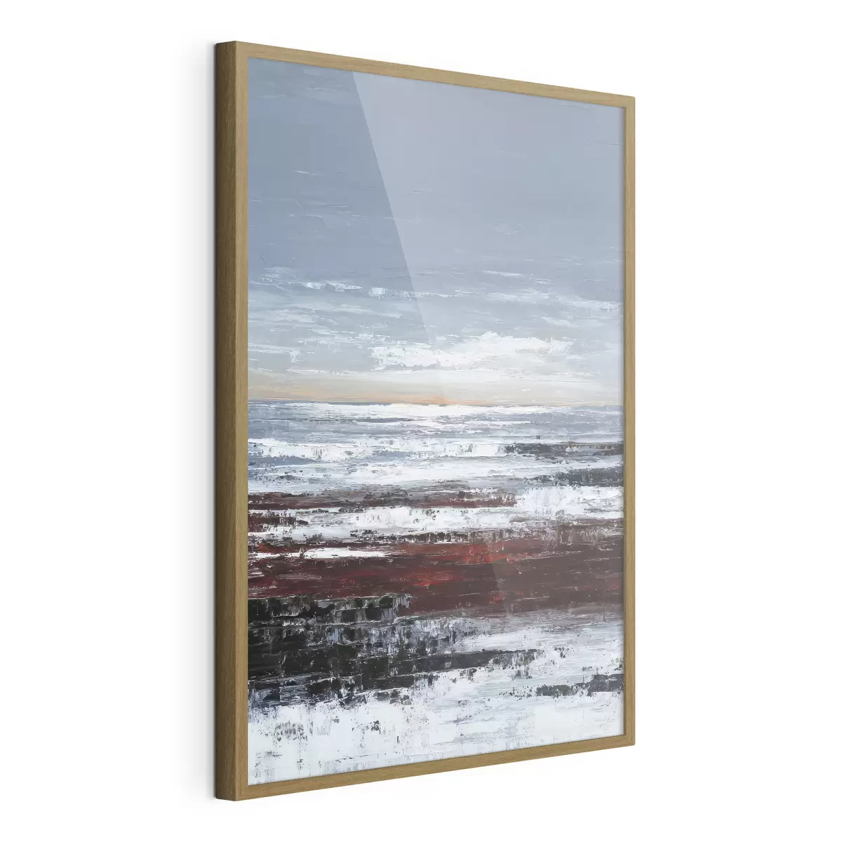 Poster Paysage marin abstrait f46014