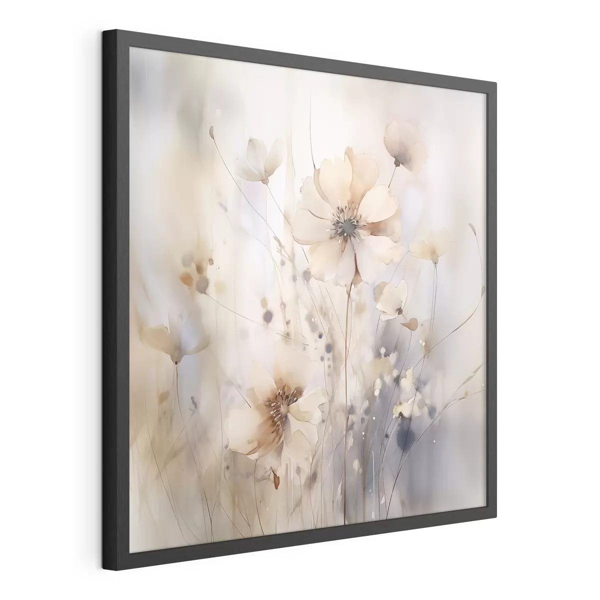 Poster Fleurs sauvages abstraites délicates f46139