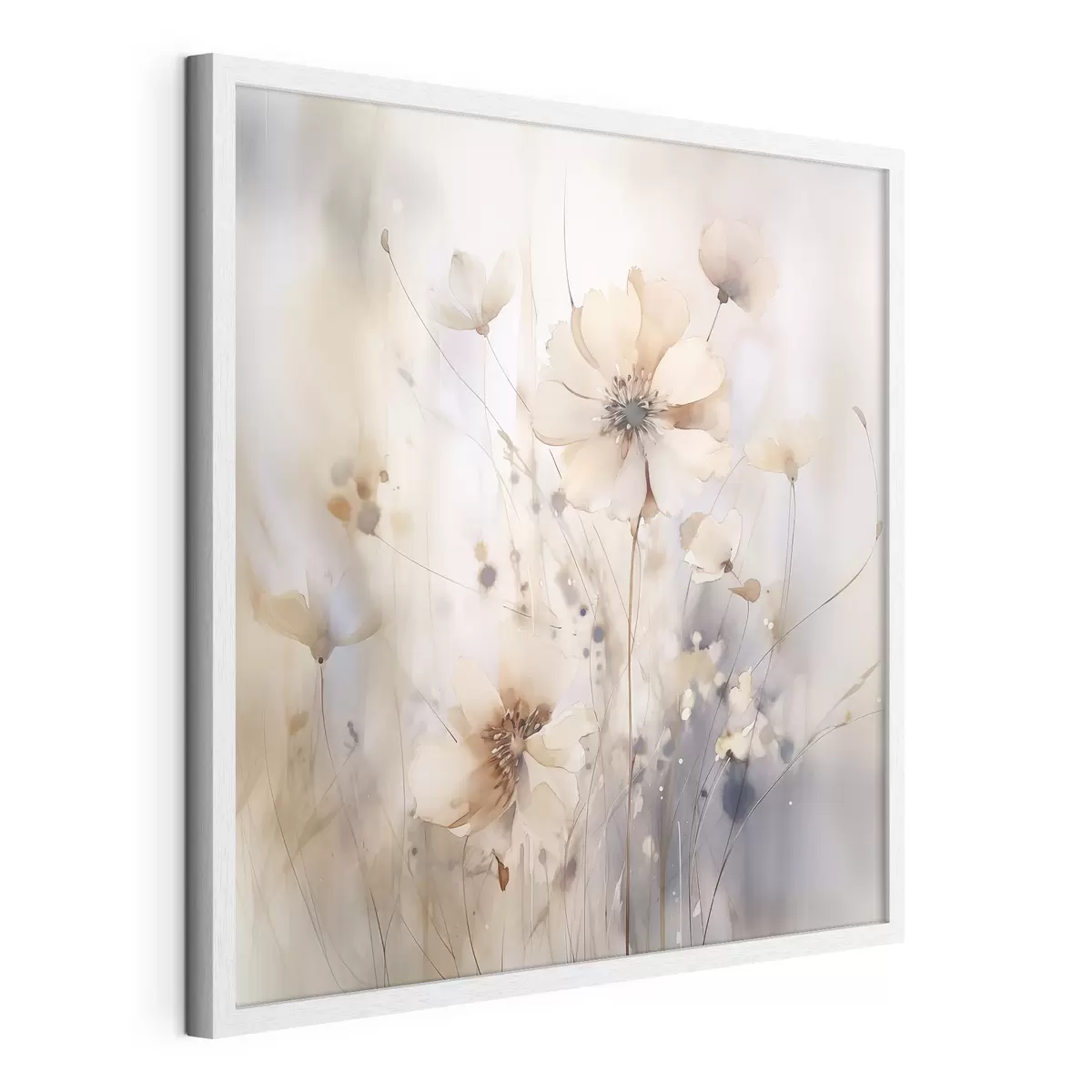 Poster Fleurs sauvages abstraites délicates f46139