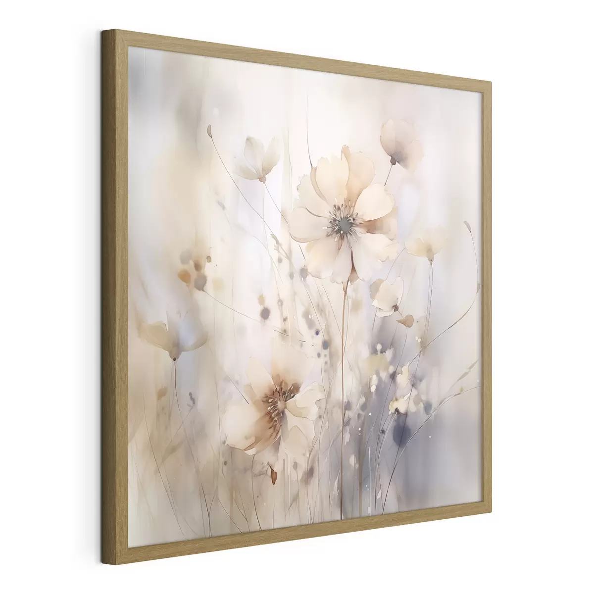 Poster Fleurs sauvages abstraites délicates f46139