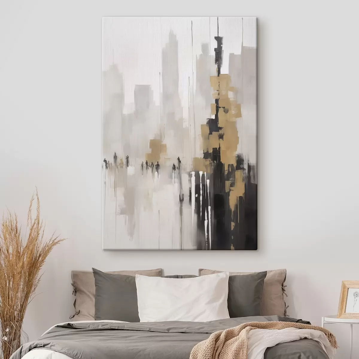 Tableau Paysage urbain abstrait s46305