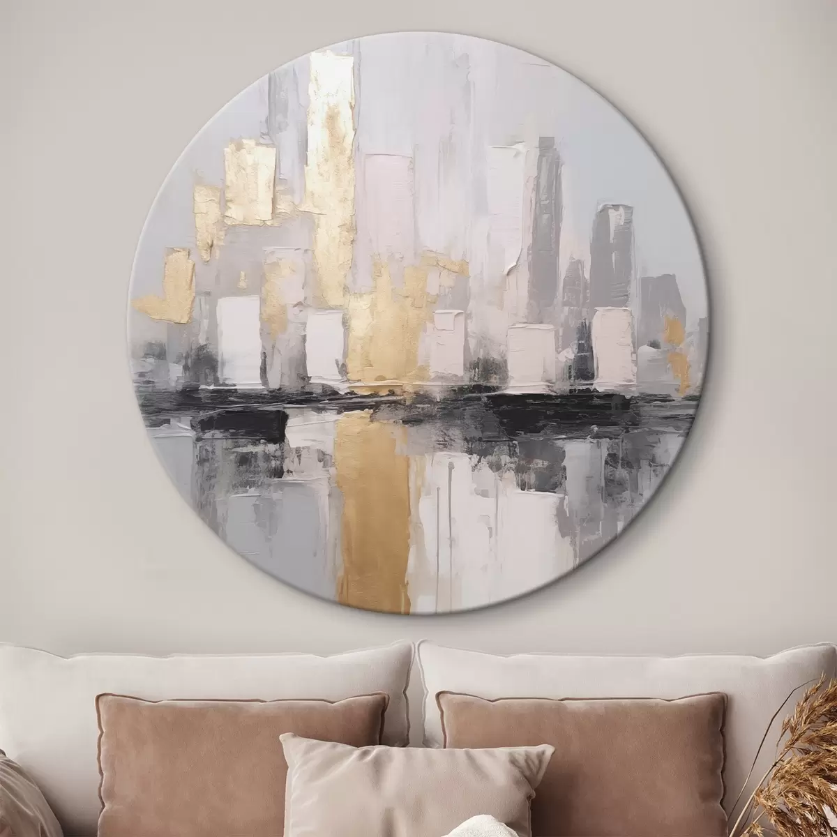 Tableaux rondes Abstraction r46297