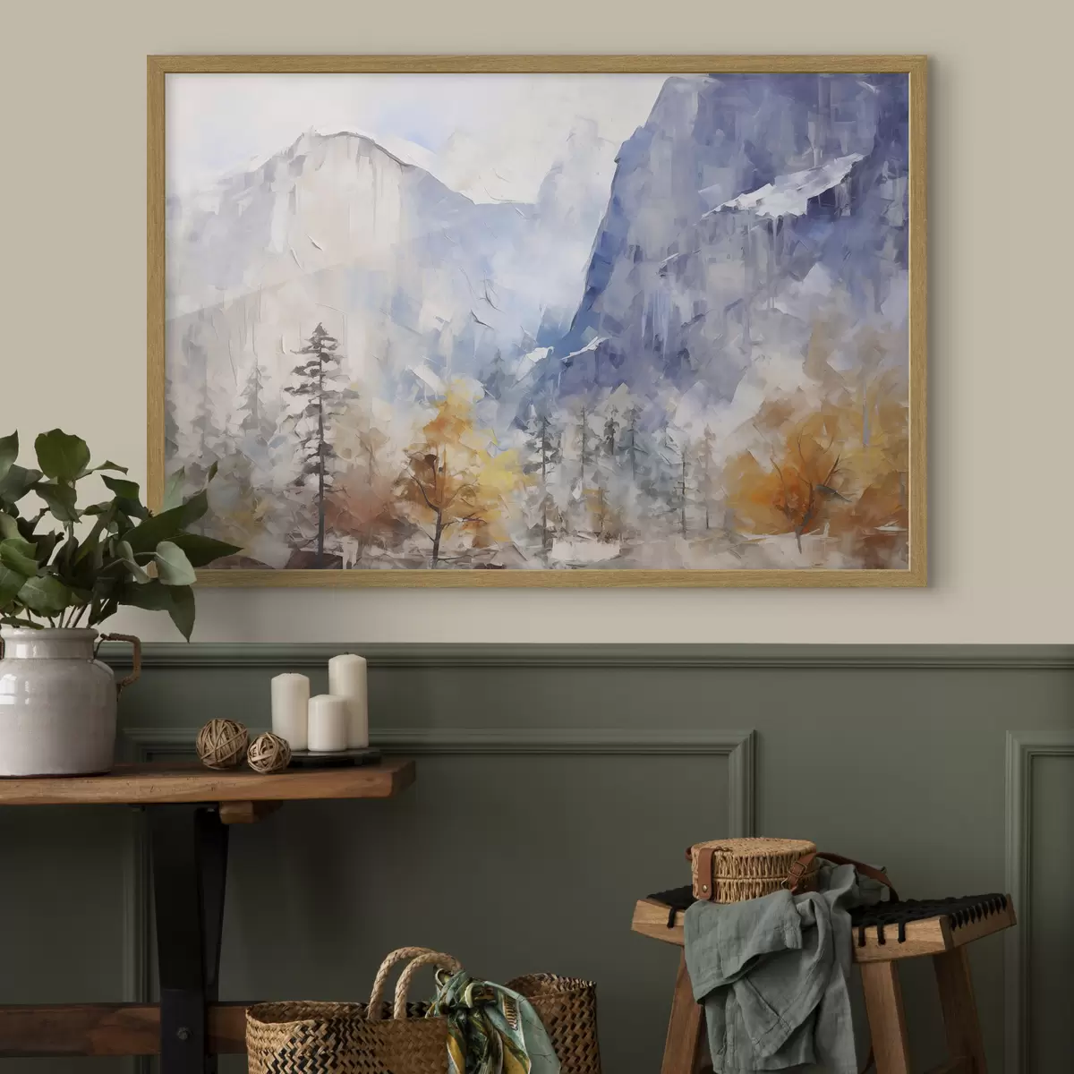 Poster La forêt regarde les monts f46298