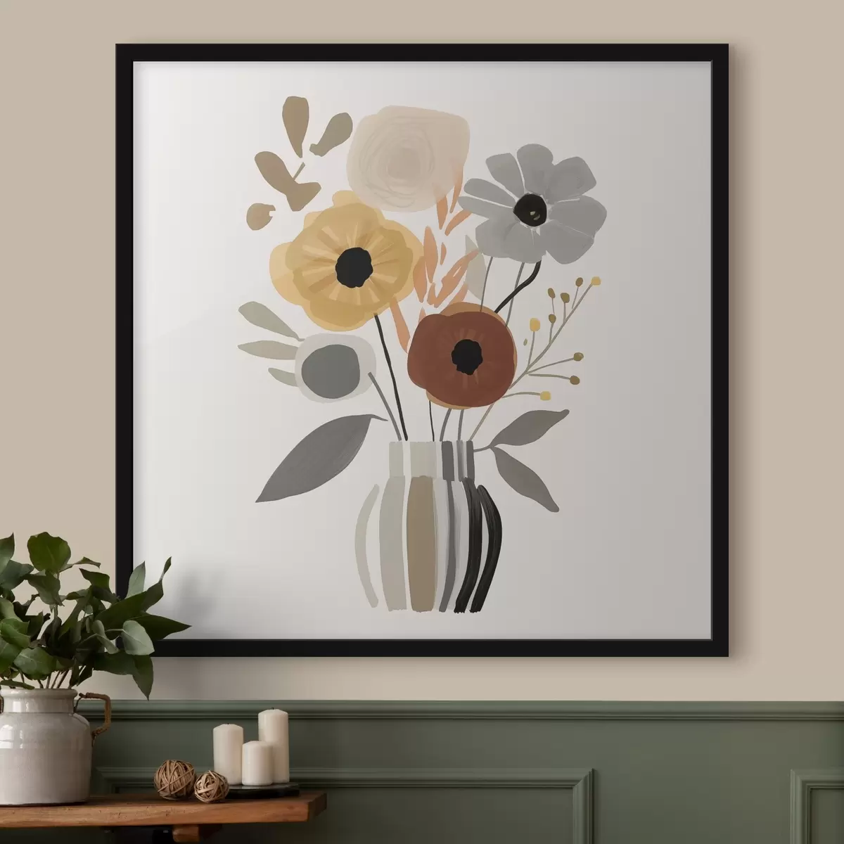 Poster Fleurs dans un vase f46302