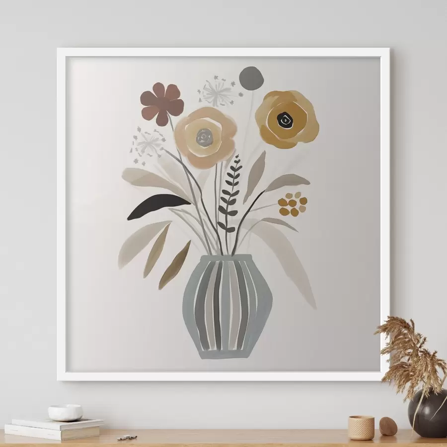 Papier peint Fleurs dans un vase f46303