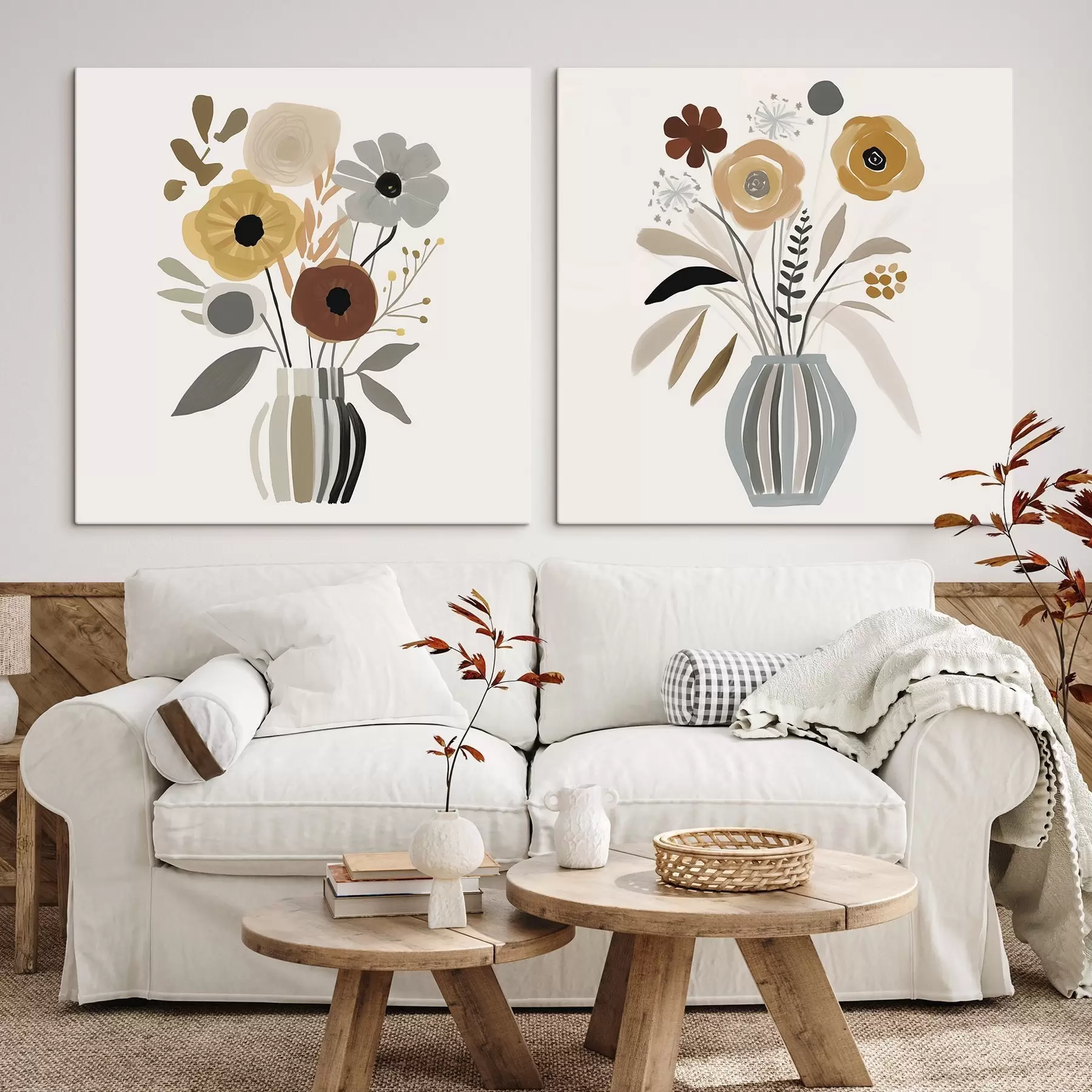 Tableau Fleurs dans un vase m00872
