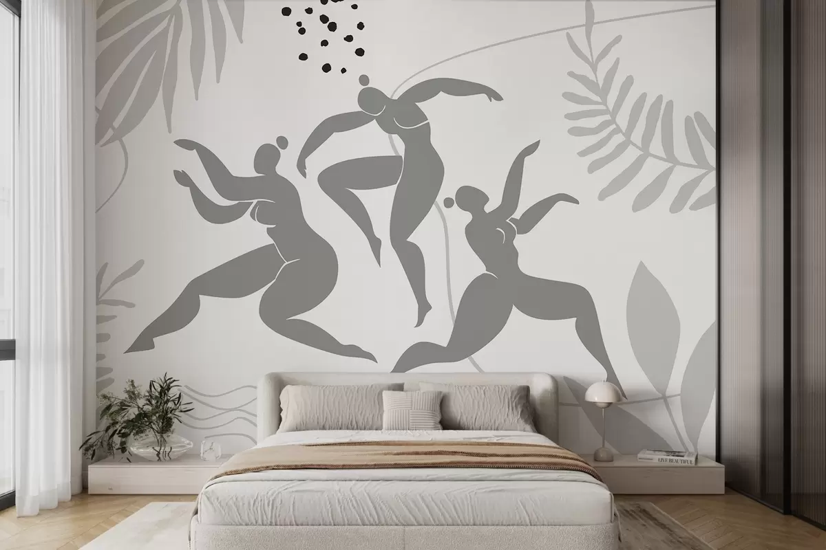 Papier peint Silhouettes abstraites de femmes w04725v1