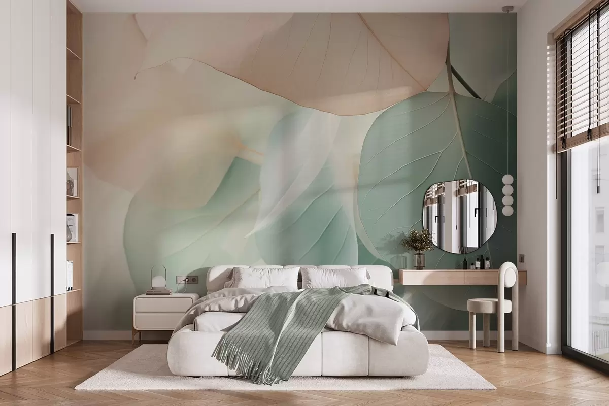Papier peint Feuilles abstraites w04726