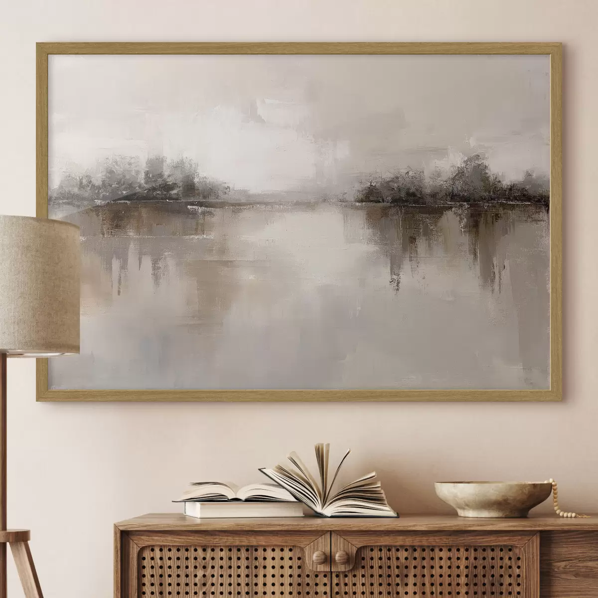 Poster Rives d’un lac paisible f46158