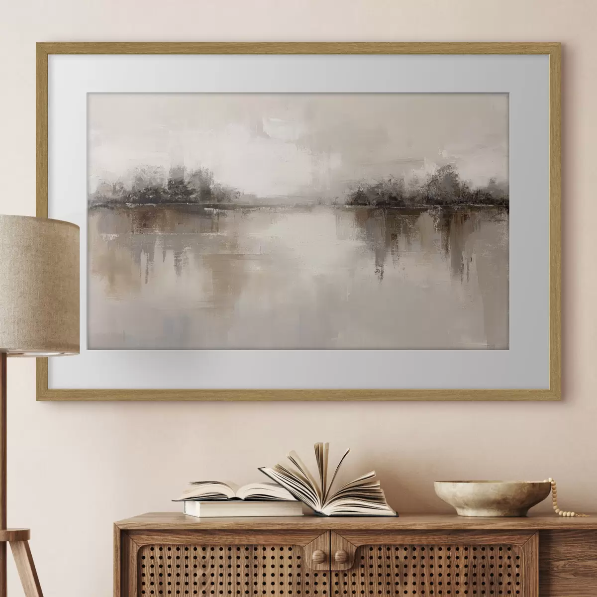 Poster Rives d’un lac paisible f46158