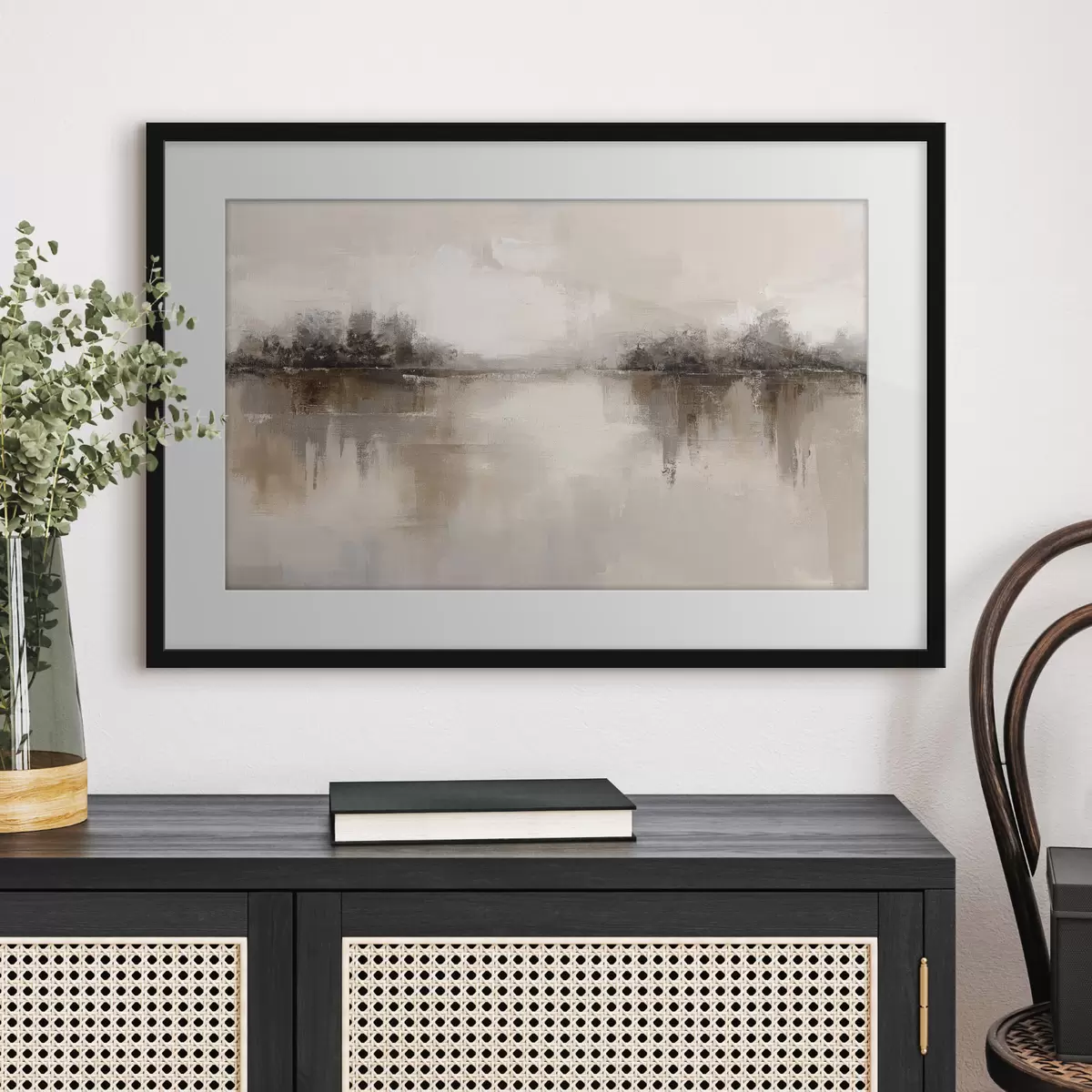 Poster Rives d’un lac paisible f46158