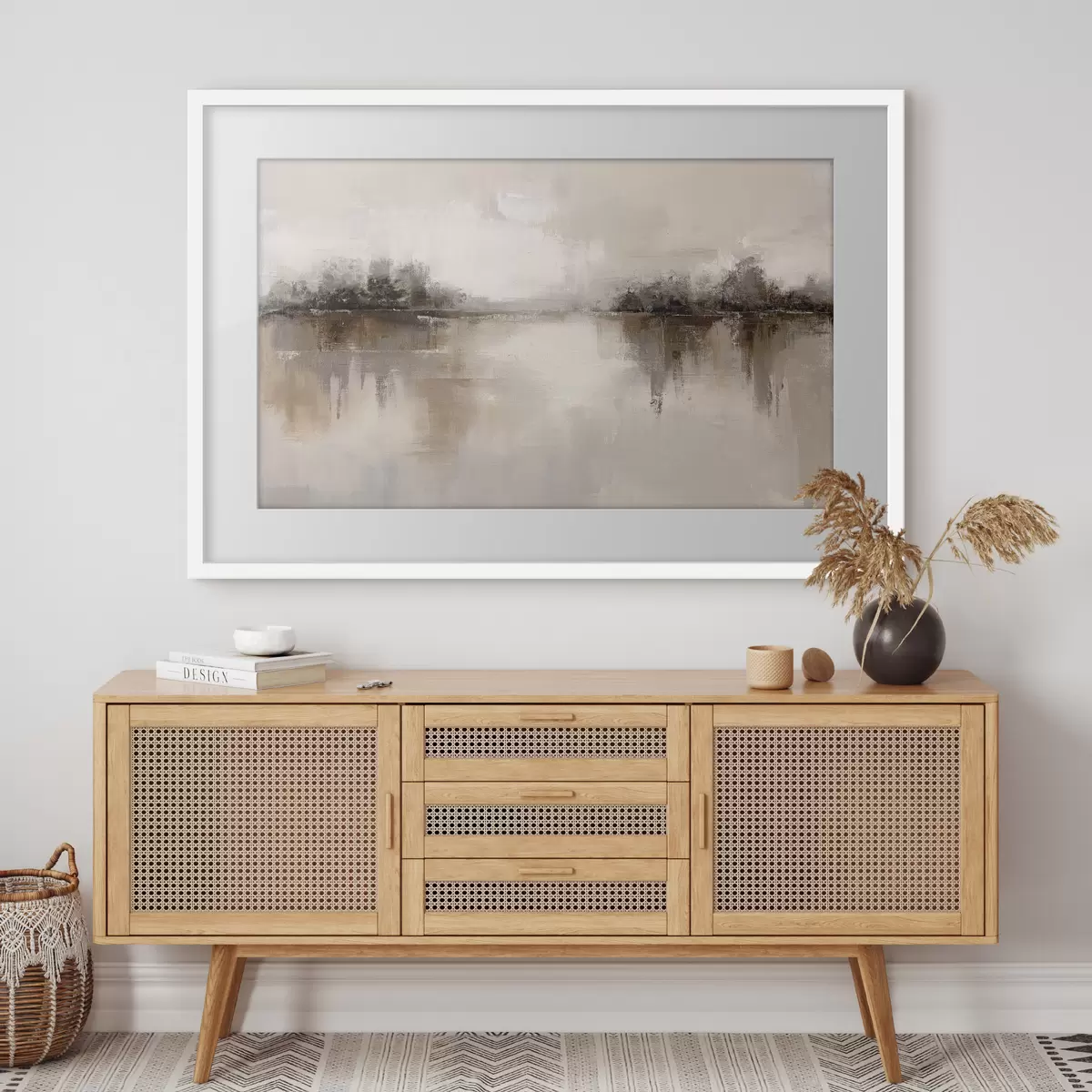 Poster Rives d’un lac paisible f46158