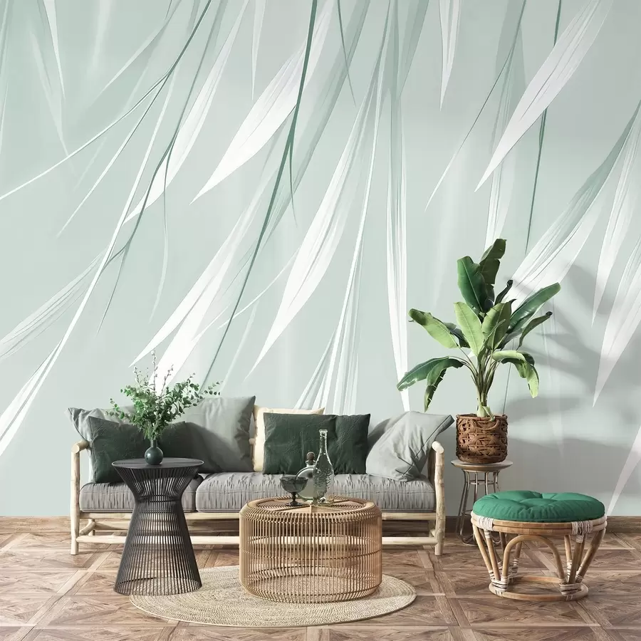 Papier peint Feuilles fines suspendues w04703v1