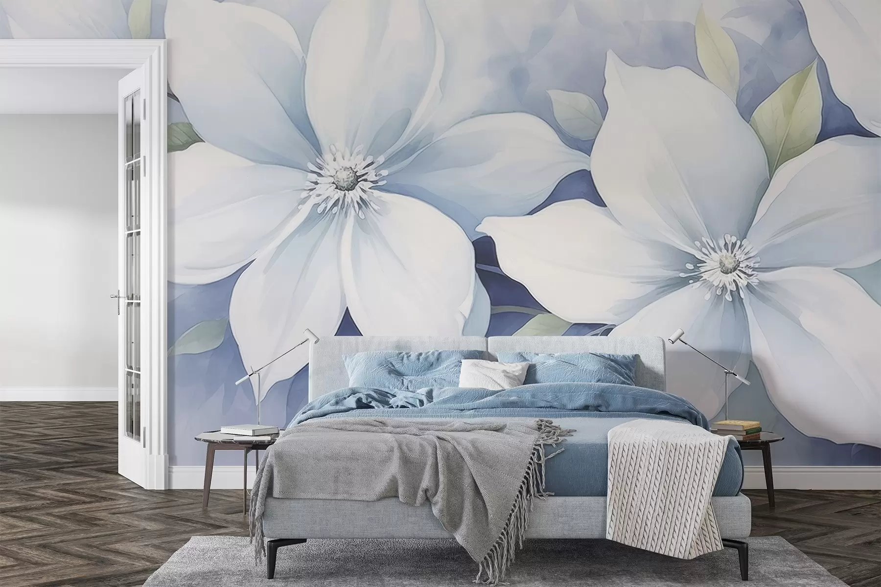 Papier peint Fleurs w04714