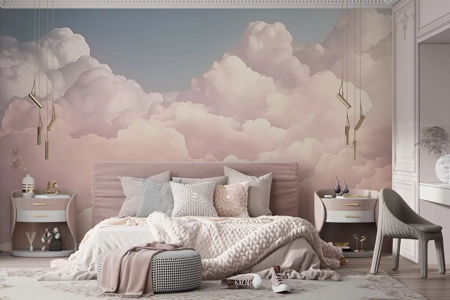 Papier peint Nuages w04750