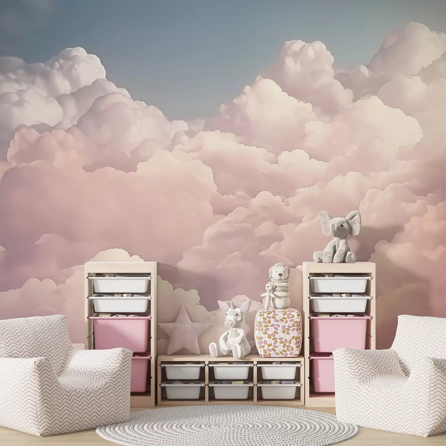 Papier peint Nuages w04750