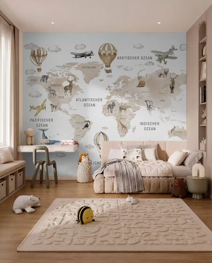 Papier peint Atlas beige en allemand c00001dev2