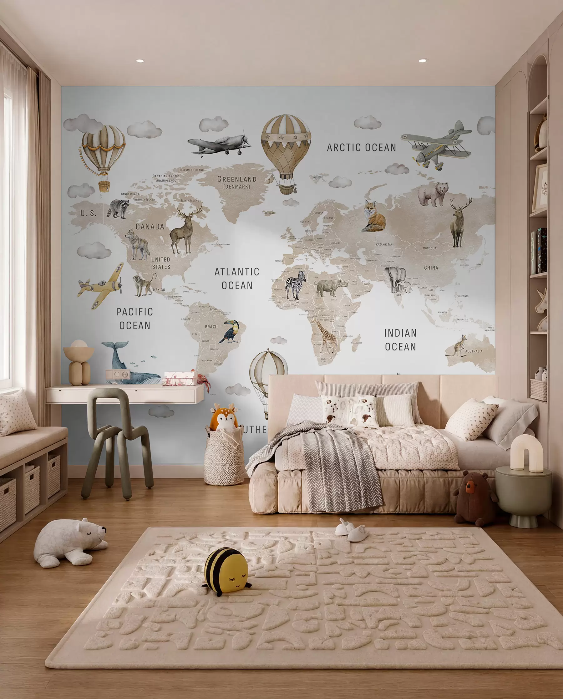 Papier peint Atlas animalier beige c00001env2