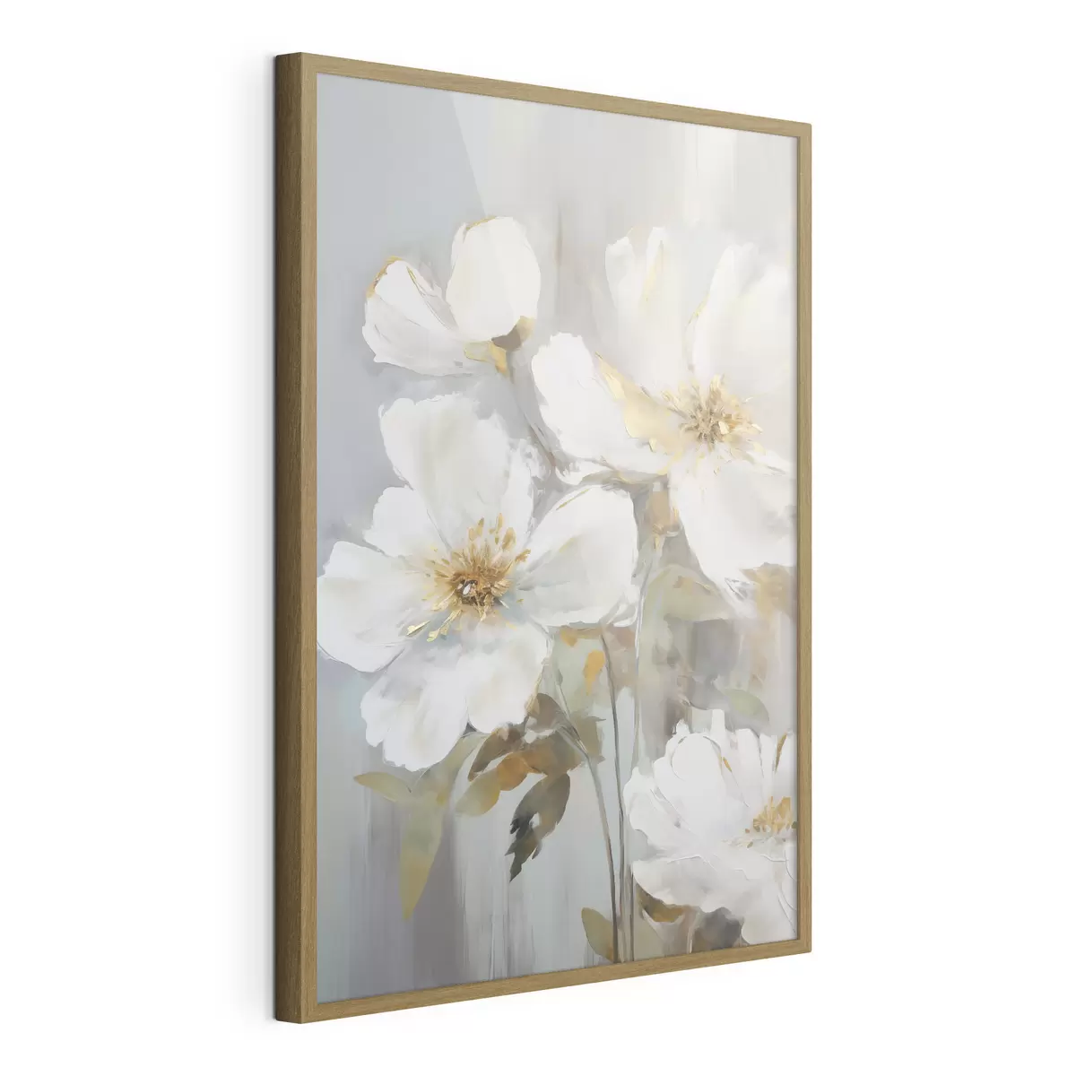 Poster Fleurs abstraites imitation de peinture f46346