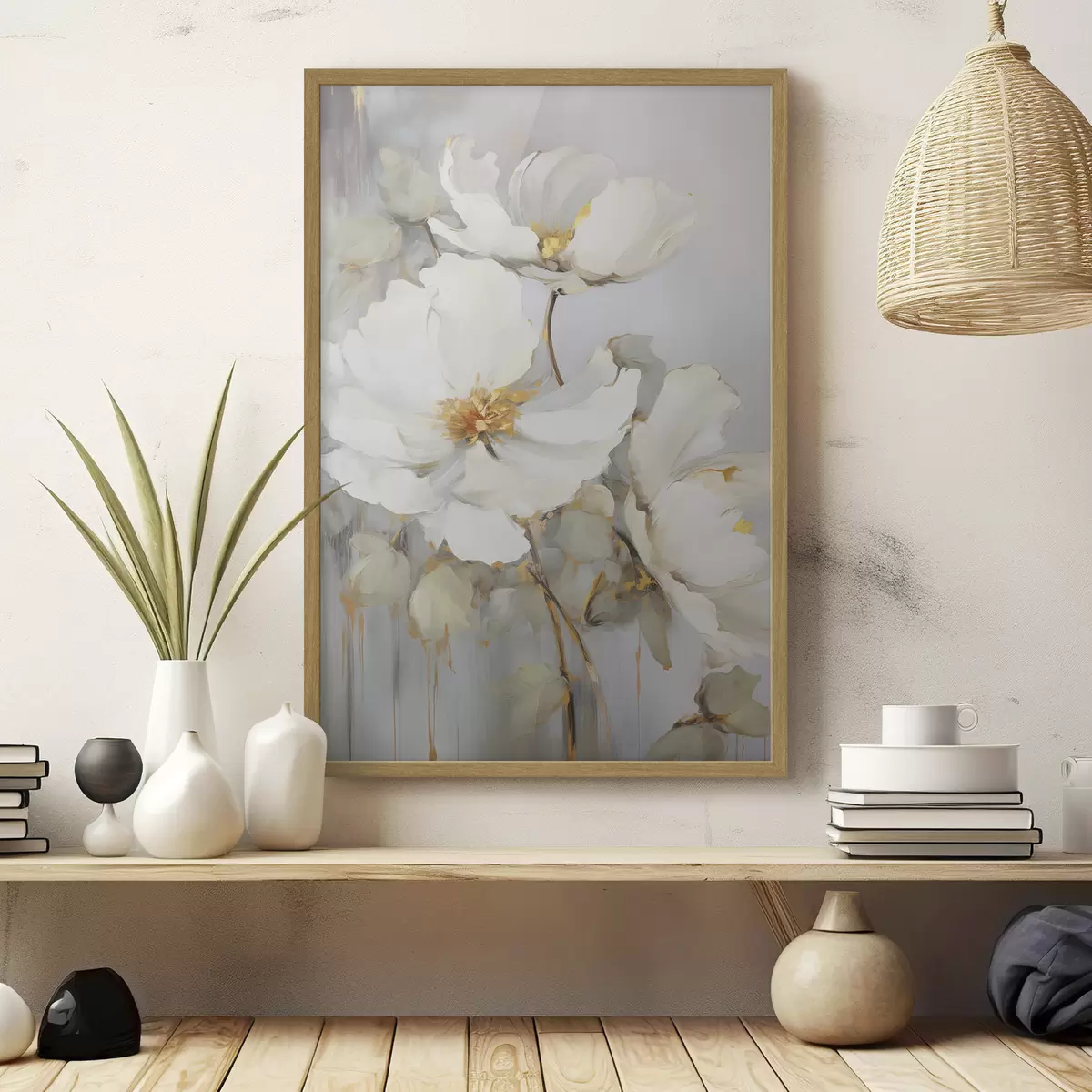 Poster Fleurs abstraites f46347
