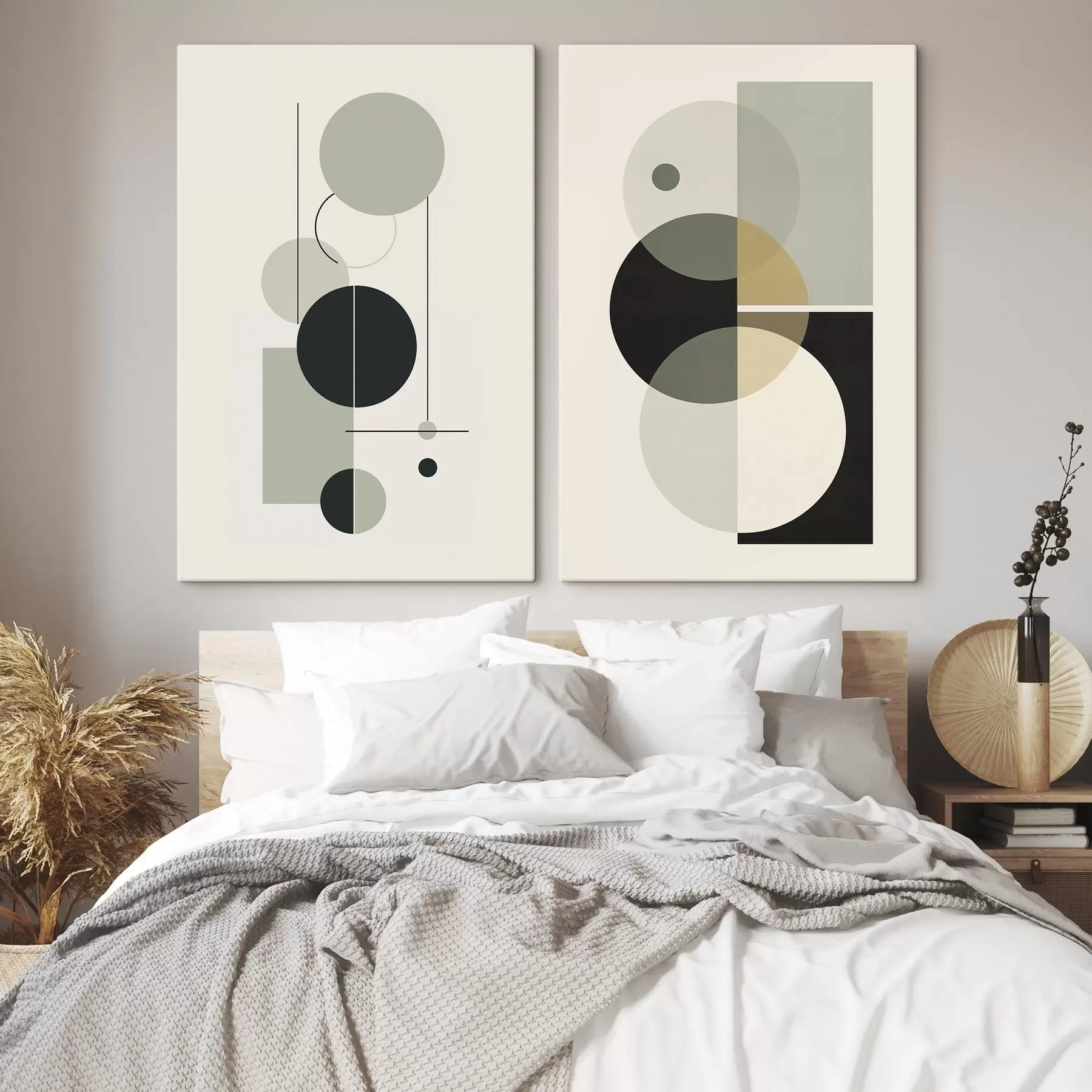 Tableau Abstraction géométrique m00909