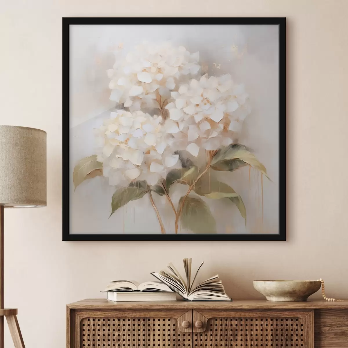 Poster Bouquet délicat d'hortensias f46262