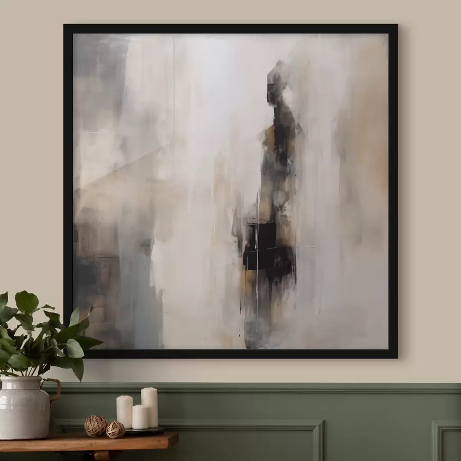 Papier peint Une figure humaine abstraite f46361
