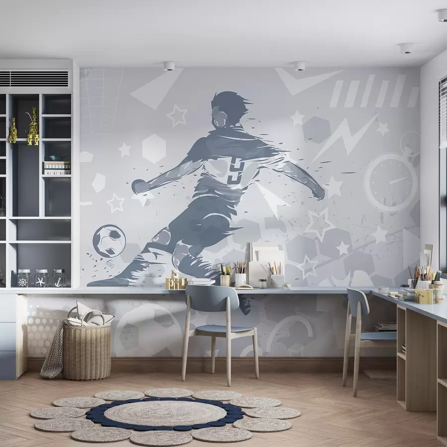 Papier peint Joueur de football, sport w04763v1